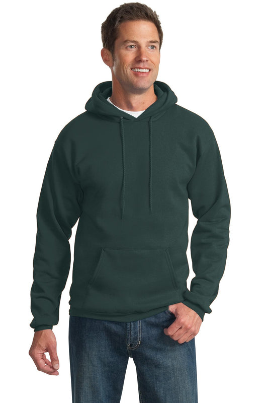 Unisex Essential Fleece Pullover Hoodie - Dark Green