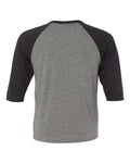 BELLA + CANVAS 3200T Grey/ Charcoal Black Triblend — back