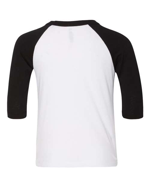 BELLA + CANVAS 3200T White/ Black — back