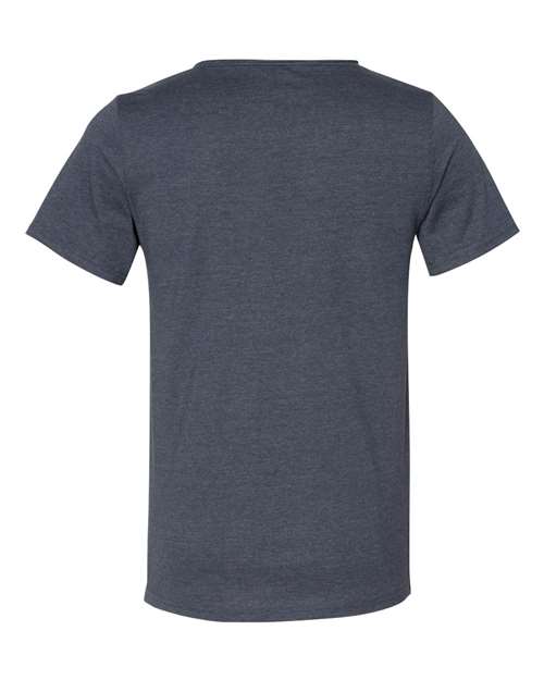 BELLA + CANVAS 3014 Heather Navy — back