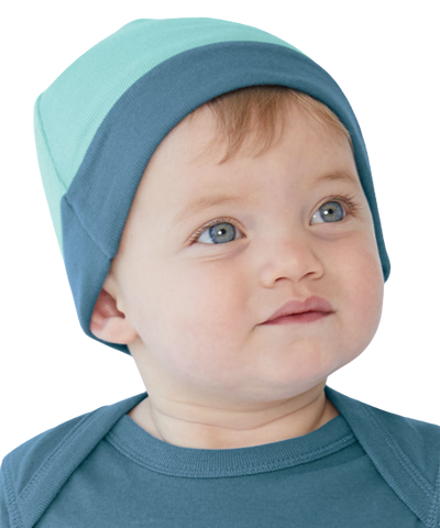 Infant Baby Rib Cap - Chill / Indigo