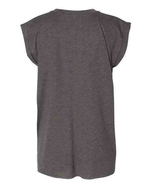 BELLA + CANVAS 8804 Dark Grey Heather — back