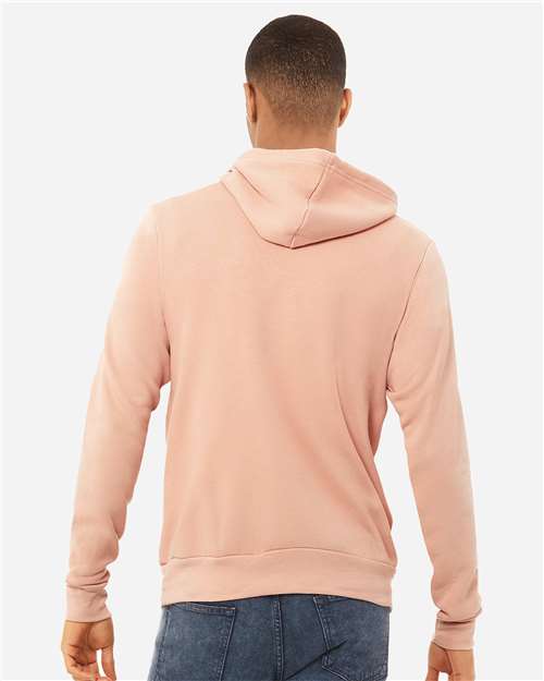 BELLA + CANVAS 3719 Peach — on model back