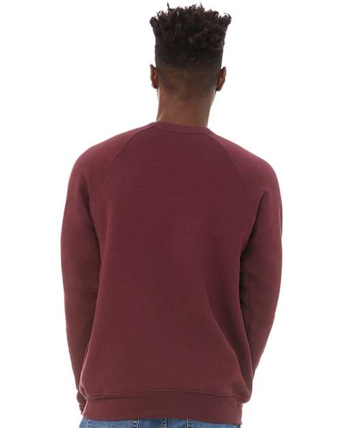 BELLA + CANVAS 3901 Maroon — on model back