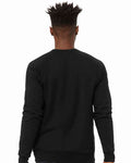 BELLA + CANVAS 3901 Black Heather — on model back
