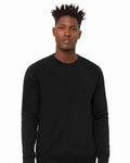 BELLA + CANVAS 3901 Black Heather — on model front