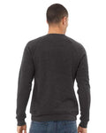 BELLA + CANVAS 3901 Dark Grey Heather — on model back