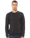 BELLA + CANVAS 3901 Dark Grey Heather — on model front