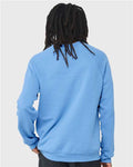 BELLA + CANVAS 3901 Carolina Blue — on model back