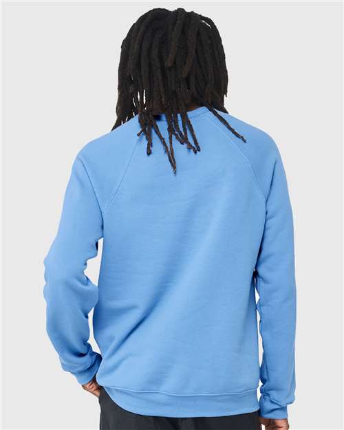 BELLA + CANVAS 3901 Carolina Blue — on model back