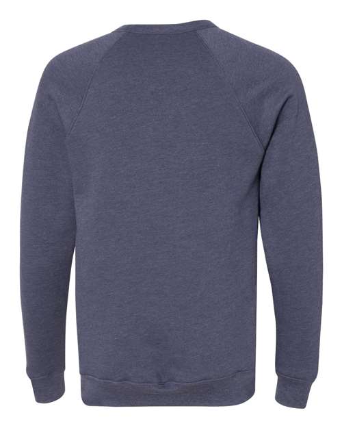 BELLA + CANVAS 3901 Heather Navy — back