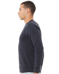 BELLA + CANVAS 3901 Heather Navy — on model side