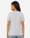 BELLA + CANVAS 6400 Solid Athletic Grey — on model back
