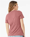 BELLA + CANVAS 6400 Mauve — on model back