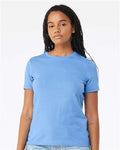 BELLA + CANVAS 6400 Carolina Blue — on model front