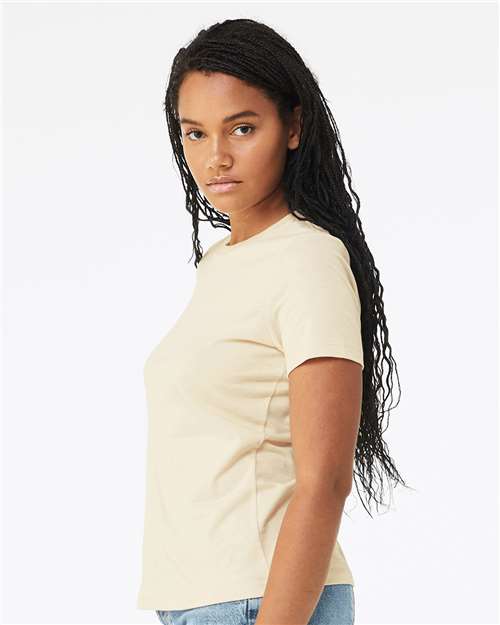 BELLA + CANVAS 6400 Natural — on model side