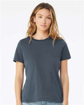 BELLA + CANVAS 6400 Vintage Navy — on model front