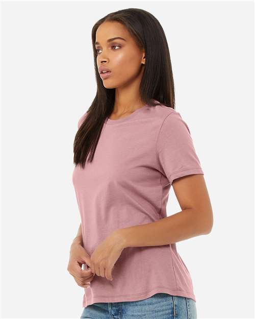 BELLA + CANVAS 6400 Orchid — on model side