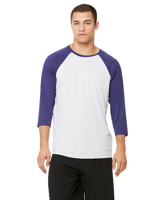 Unisex Baseball T-Shirt - Sport Silver / Sport Navy