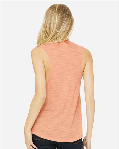 BELLA + CANVAS 8803 Peach Slub — on model back