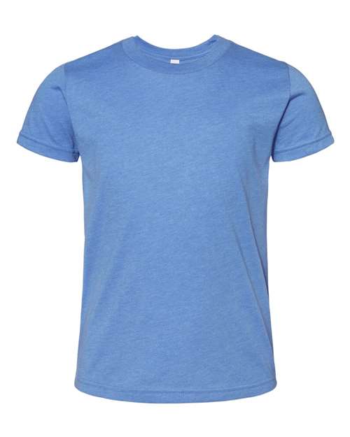 BELLA + CANVAS 3001Y Columbia Blue — front
