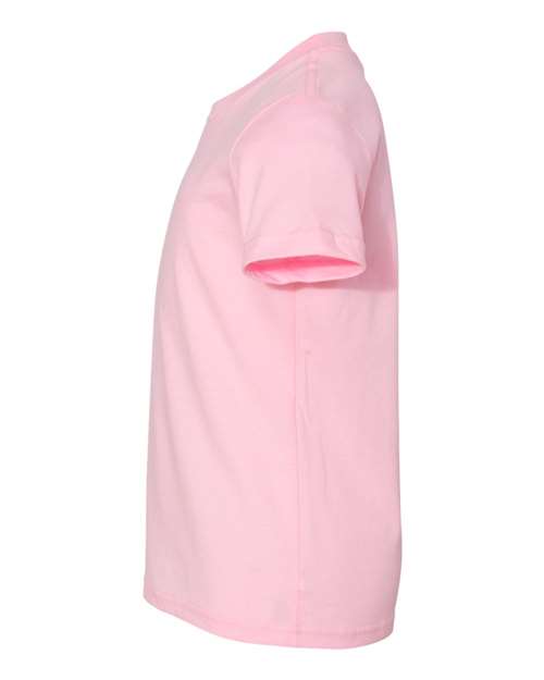 BELLA + CANVAS 3001Y Pink — direct side