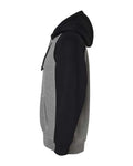 J. America 8885 Smoke Heather/ Black — direct side