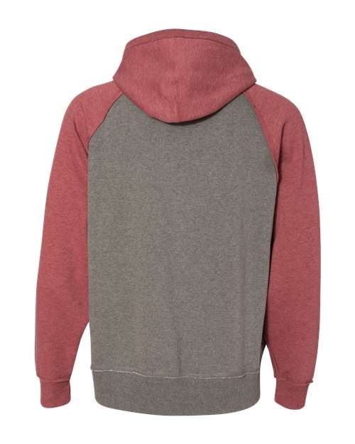 J. America 8885 Smoke Heather/ Simply Red Heather — back