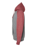 J. America 8885 Smoke Heather/ Simply Red Heather — direct side