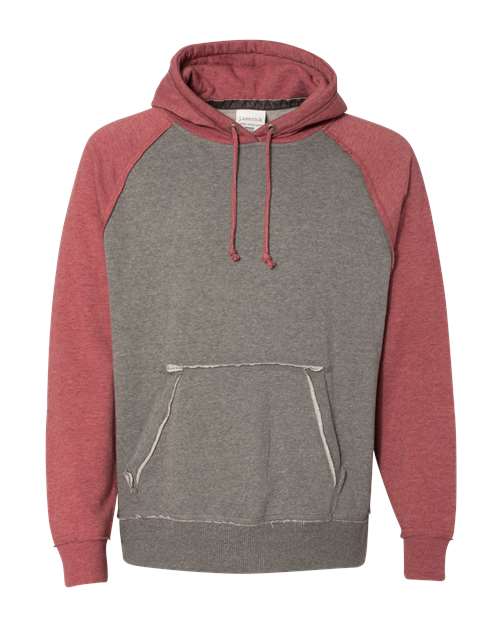 J. America 8885 Smoke Heather/ Simply Red Heather — front