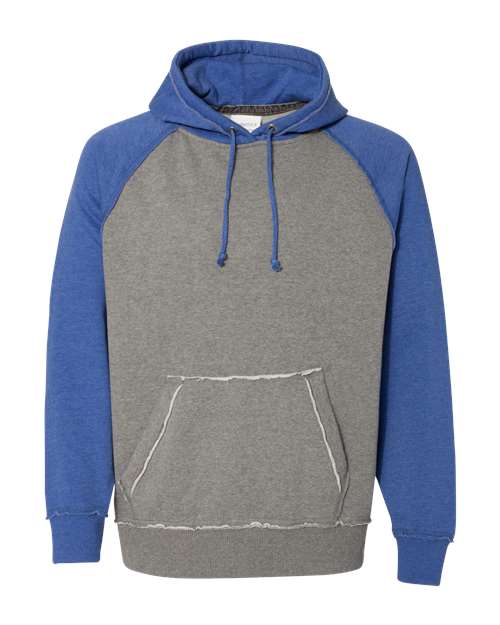 J. America 8885 Smoke Heather/ Vintage Royal Heather — front