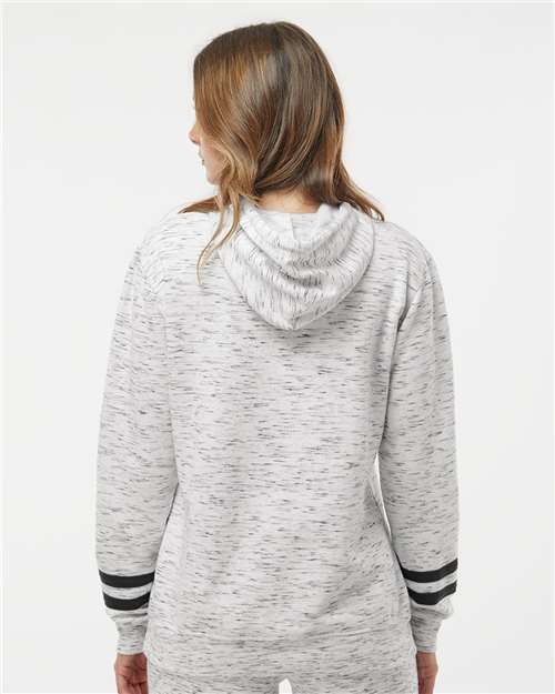 J. America 8674 White/ Black — on model back