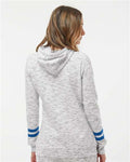 J. America 8674 White/ Royal — on model back