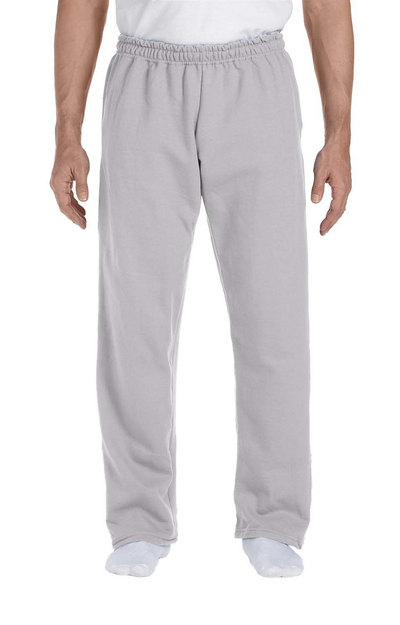 Adult DryBlend® Adult 9 oz., 50/50 Open-Bottom Sweatpants - Sports Gray