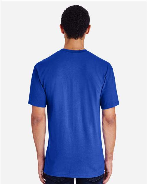 Gildan H000 Deep Royal — on model back