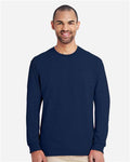 Gildan H400 Dark Navy — on model front