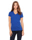 Bella + Canvas B6005 - Women's Jersey Short-Sleeve V-Neck T-Shirt - True Royal