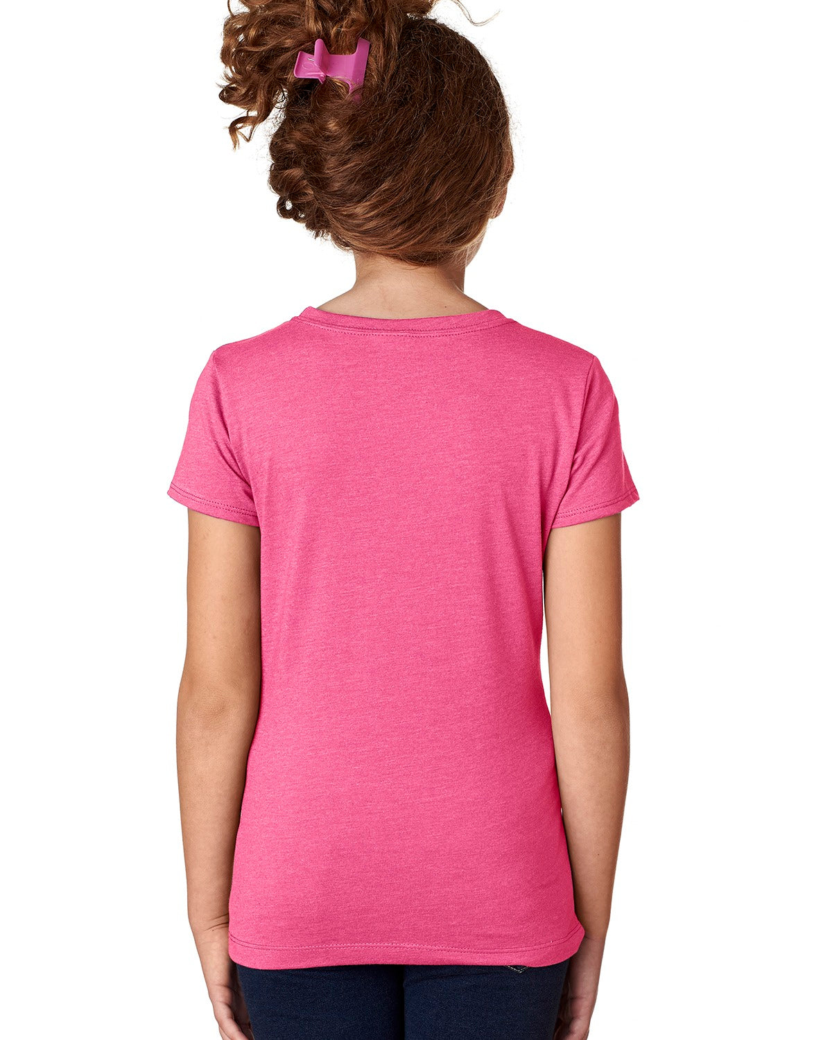 Girl's Youth Princess CVC T-Shirt - Raspberry