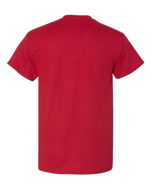 Gildan 8000 Scarlet Red — back