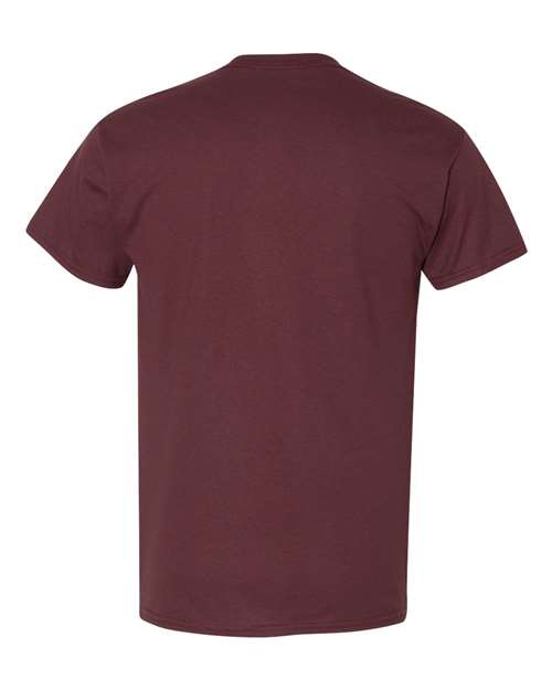 Gildan 8000 Dark Maroon — back