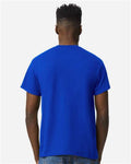 Gildan 8000 Deep Royal — on model back