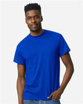 Gildan 8000 Deep Royal — on model front