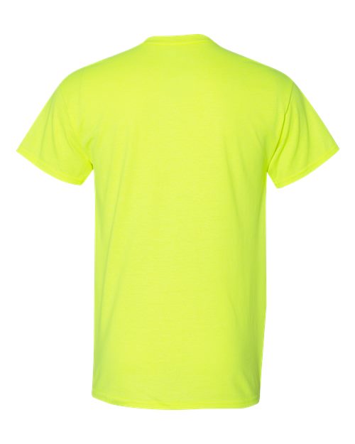 Gildan 8000 Safety Green — back