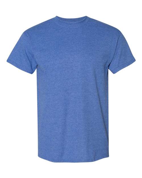 Gildan 8000 Heather Deep Royal — front
