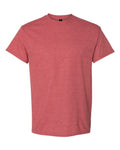Gildan 8000 Heather Scarlet Red — front