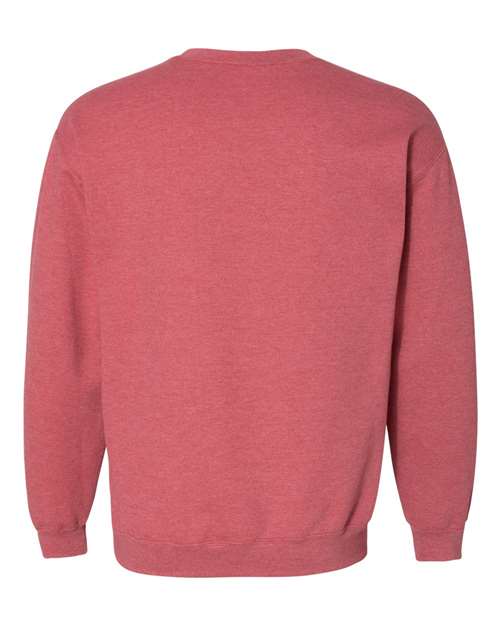 Gildan 18000 Heather Scarlet Red — back