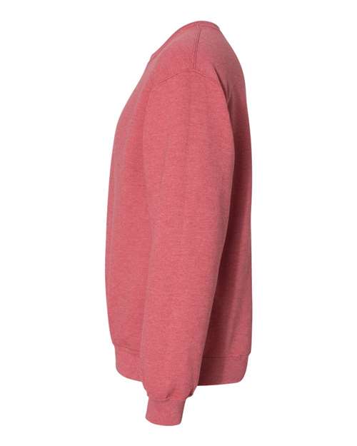 Gildan 18000 Heather Scarlet Red — direct side