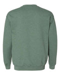 Gildan 18000 Heather Dark Green — back