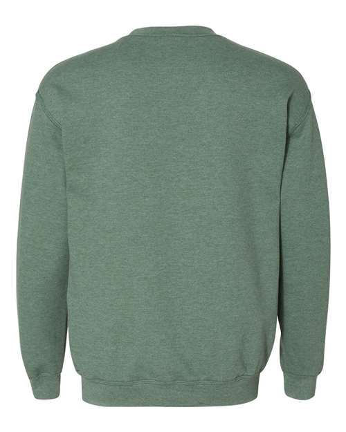 Gildan 18000 Heather Dark Green — back