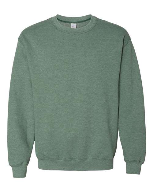Gildan 18000 Heather Dark Green — front